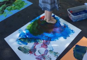 creator space, art activities for families, art with kids