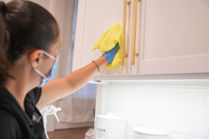 clean cabinets, green cleaners