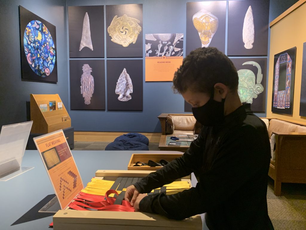 kids at spiro, hands on activities