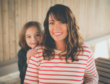 Ashley Wakelee, mother and nurse practioner during COVID, and her daughter