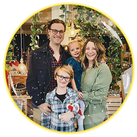 The Falk family, owners of Shop Good