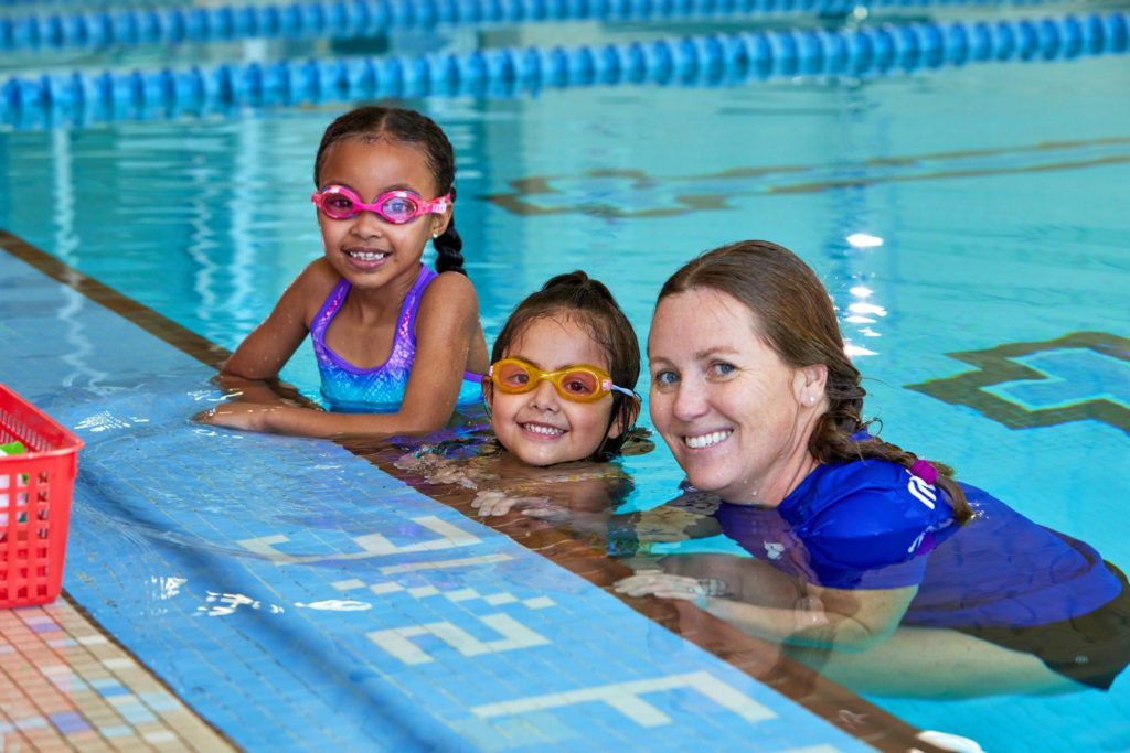 Kids swim at Mitch Park YMCA, Olympic activities in OKC