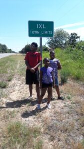 The author and her family visited IXL one of Oklahoma’s historic all-Black towns